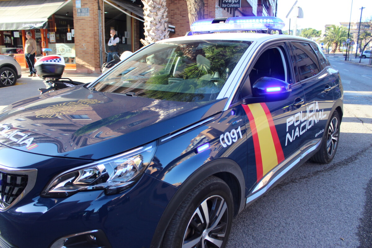 Coche patrulla de la Policía Nacional